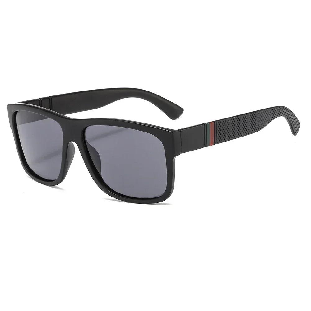 Fashion Square Sunglasses Men Vintage Plastic Male Sun Glasses Women Stylish Black Sport Shades UV400