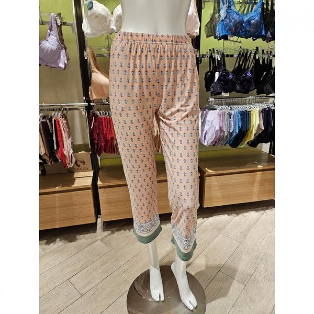 

VenuS LuxuriouS Border Print Women S Lounge pantS Vep3824f minted/100