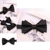 Classic Men Polyester Silk Bow Tie For Wedding Formal Attire Perfect For Grooms And Groomsmen