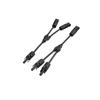 2Y Branch parallel connection 30A 1000V Electrical Solar Connector Photovoltaic 2pcs solar Panel Cable Wire Connect