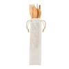 MidOcean Setstraw Bamboo Straw Cutlery Set (Pack of 5)