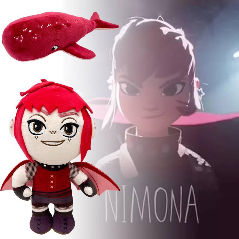 Nimona Monster Girl Plush Toy Doll Anime Collectible Figure
