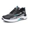 Men's Shoes Autumn New Leather Sneakers Versatile Casual Dad Shoes Soft-soled Running Shoes