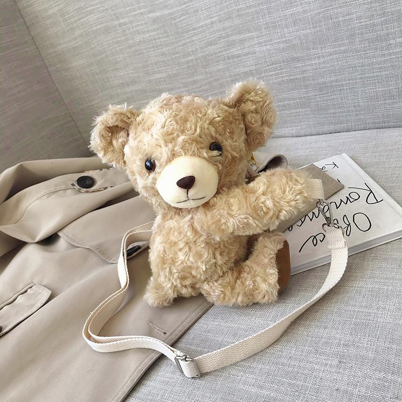 Borsa Morbida a Spalla con Chiusura a Zip, Animaletto Cartone Animato Kawaii, per Donne