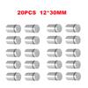 20pcs Advertising Nails 12x20/25/25mm Stainless Steel Screws for Wall Mount Glass/Acrylic Sign Standoff Fixing Screws Hardware