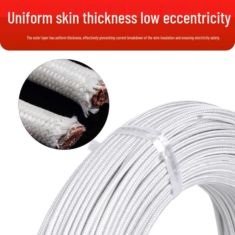 Mica High-Temperature Cable, Electromagnetic Heating Wire, 0.5-25 sq mm, Customizable