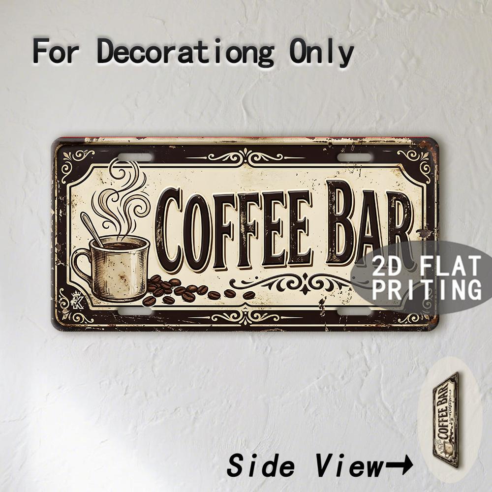 Tin Sign  Vintage Durable Metal Plaque Wall Decor Home Office Bar Man Cave City Coffee Toilet Year License Plate Wall Art