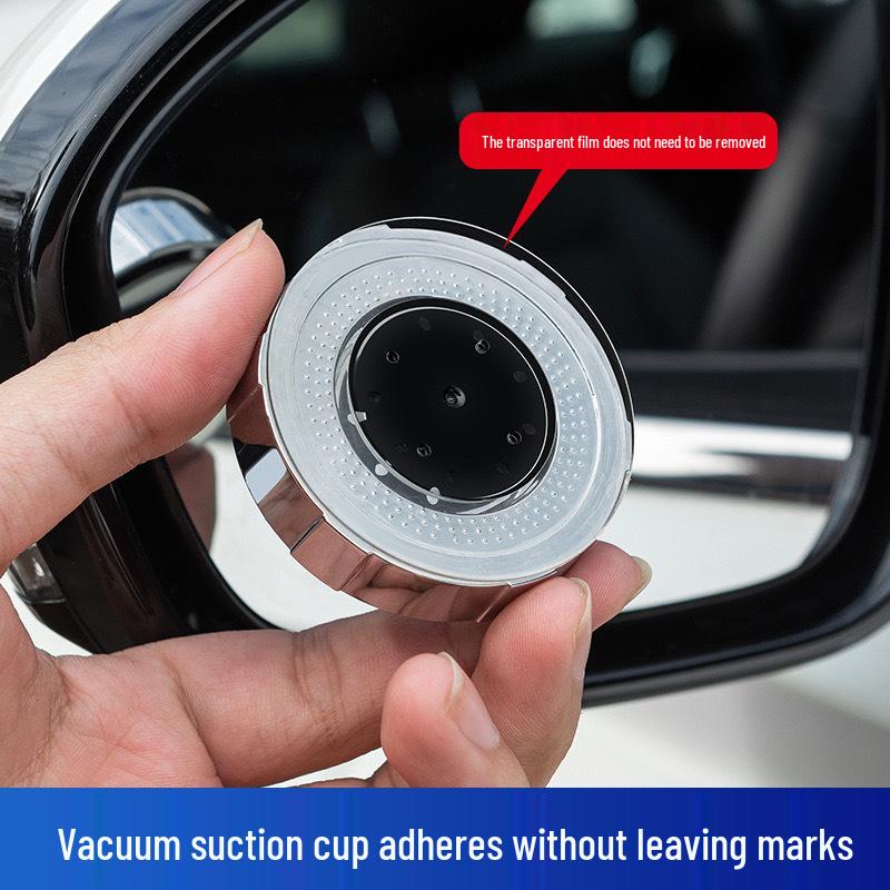 Ultra-Clear 360° Wide Angle Blind Spot Mirror for Vehicles