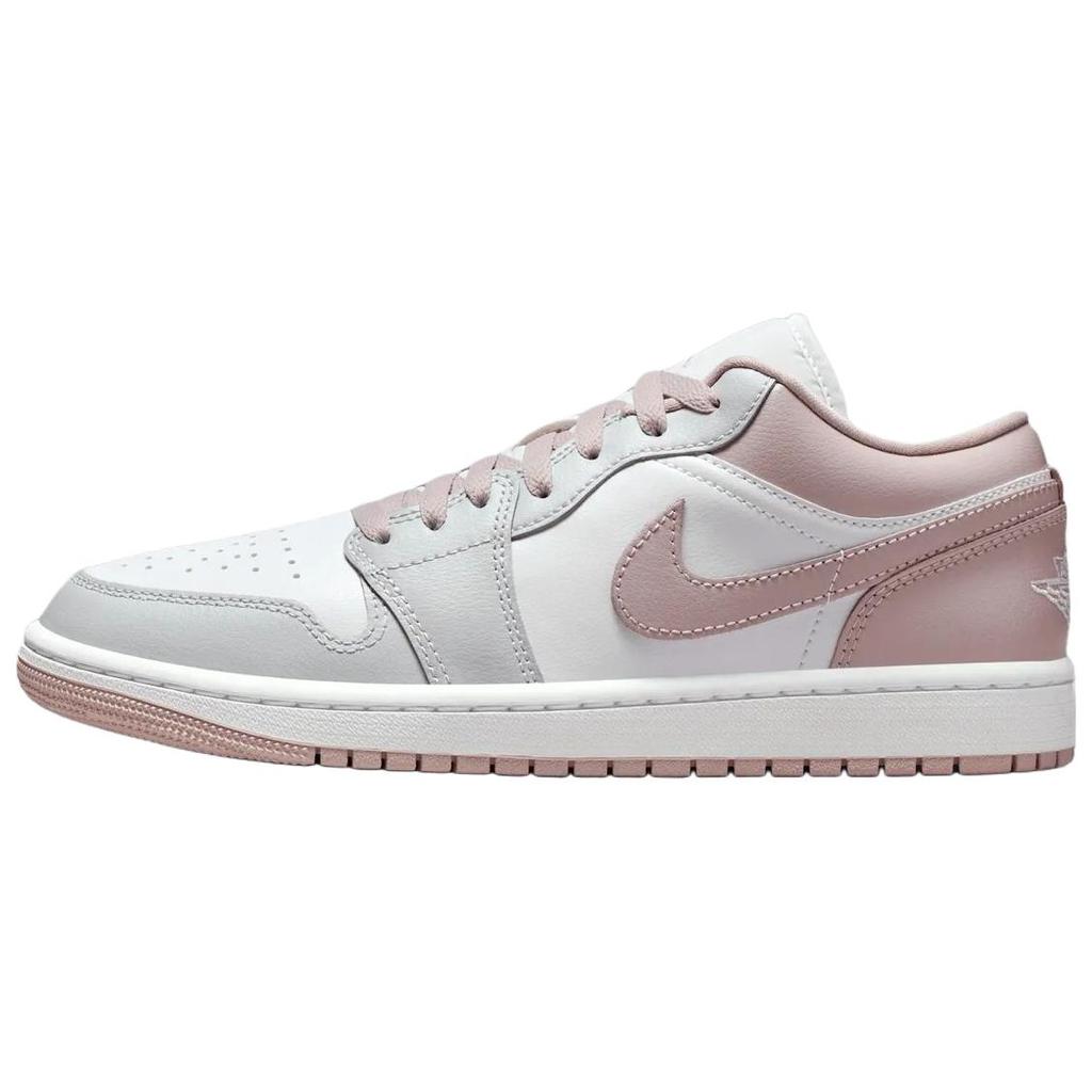 Jordan Air Jordan 1 Low Vintage Chaussures de Basketball pour Femme Rose Blanc DC0774-606