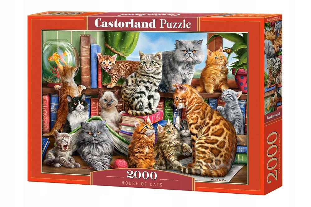 Puzzle 2000 pieces C-200726-2 House of Cats