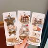 Adorable Plush Hair Clips for Girls & Babies – Butterfly Bang Clips & Duckbill Fabric Accessories