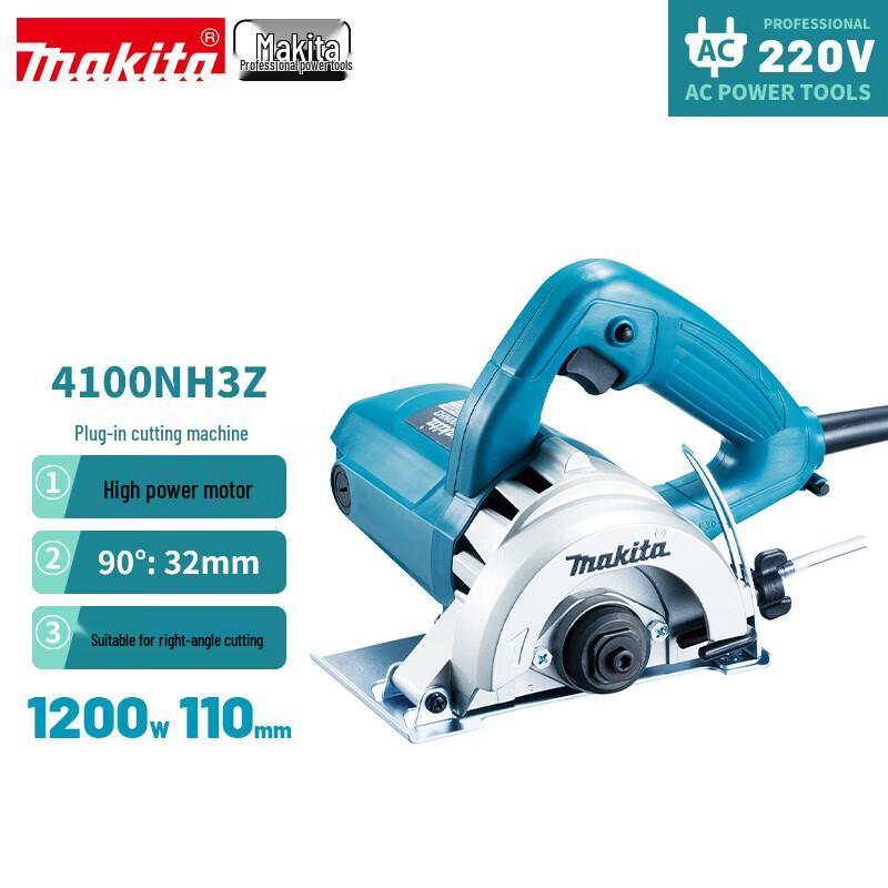 

Makita 4100NH3Z 110mm Stone Cutter CN plug (adapter included)