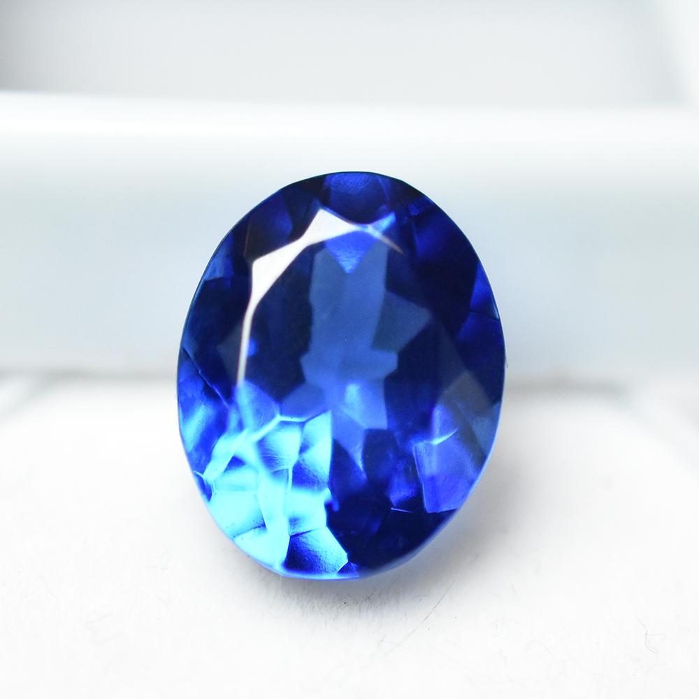 Natural Blue Tanzanite Loose Gemstone 7 ct Oval Cut for Thanksgiving for Jewelry Making and Crafts