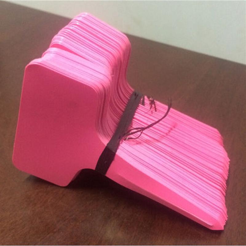 50pcs/100pcs 6x10cm Plastic Plant T-Type Tags Waterproof PVC Markers Nursery Garden Labels Reusable UV Resistant