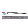 For Earphone Headphone Jack Mic Audio Cable Audio Cable 3.5mm Female Y Splitter Cable AUX Cable Cable Converter Cable Adapter