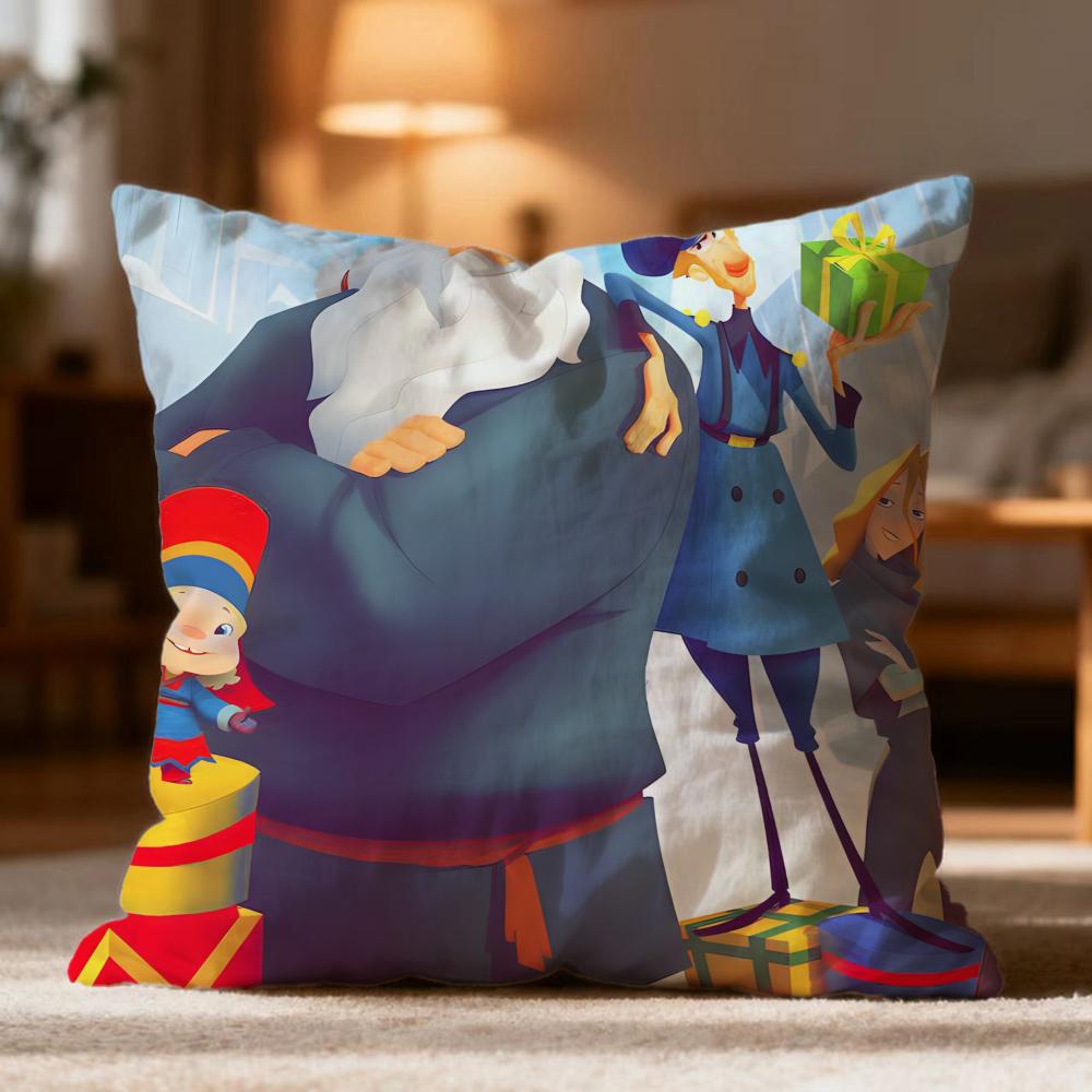 Popular KKlausew Cushion Cover Soft Washable Pillow Case Multi-Scene for Couch Bed Travel Office Use