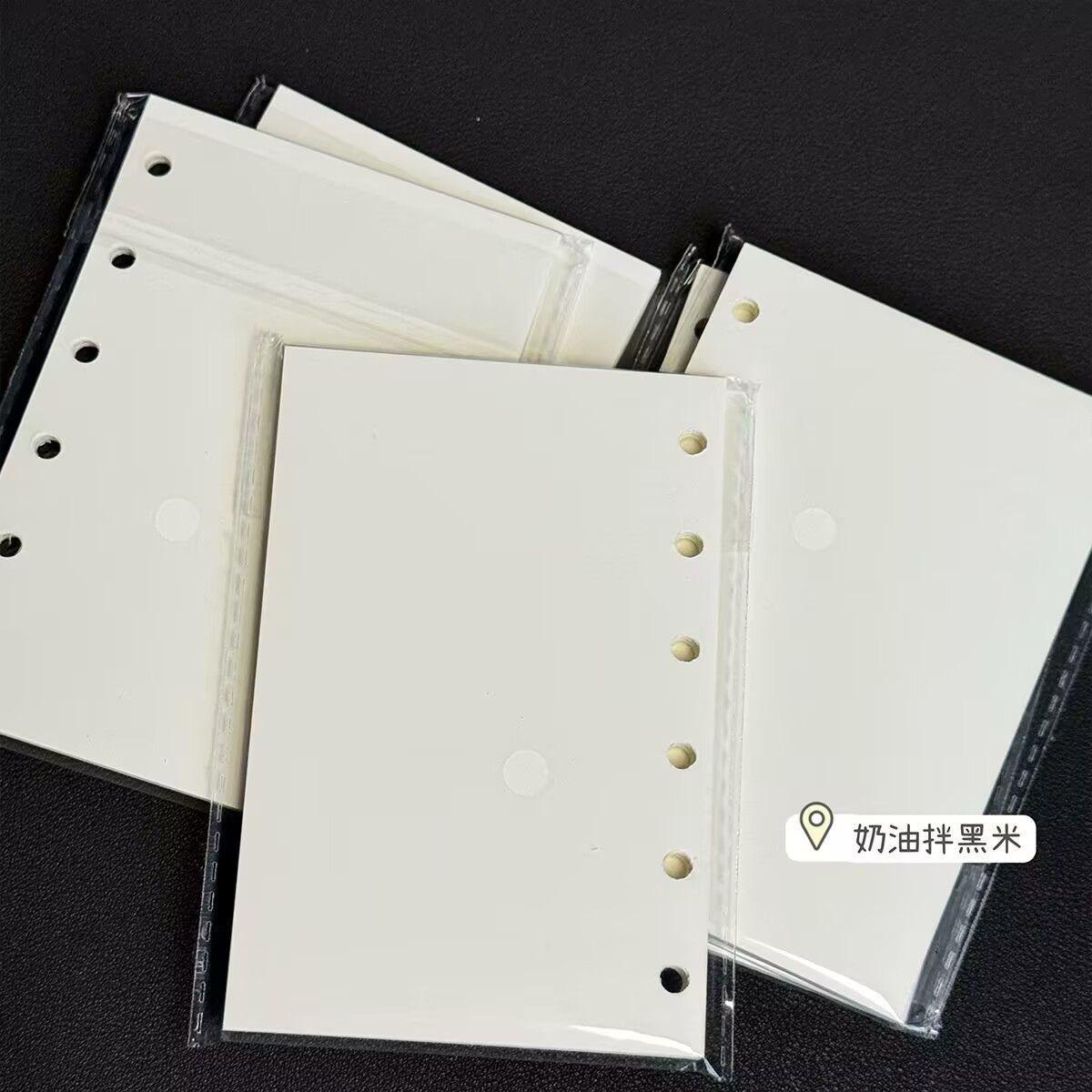 A7 Vintage Polka Loose Leaf Notebook Denim Fabric DIY Binder Photocards Collect Book Diary Agenda Planner Album Stationery