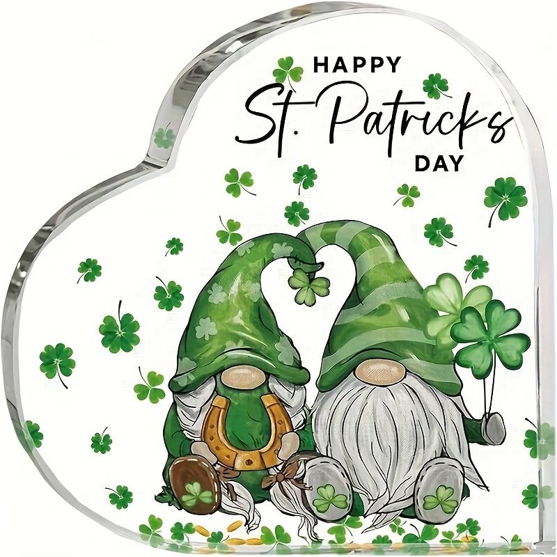 St. Patrick's Day Acrylic Sign, Not Lucky Just Blessed Gifts, Home Office Desktop Decoration, Sill Clover, Nurseries, Home Desk Living Room Acr