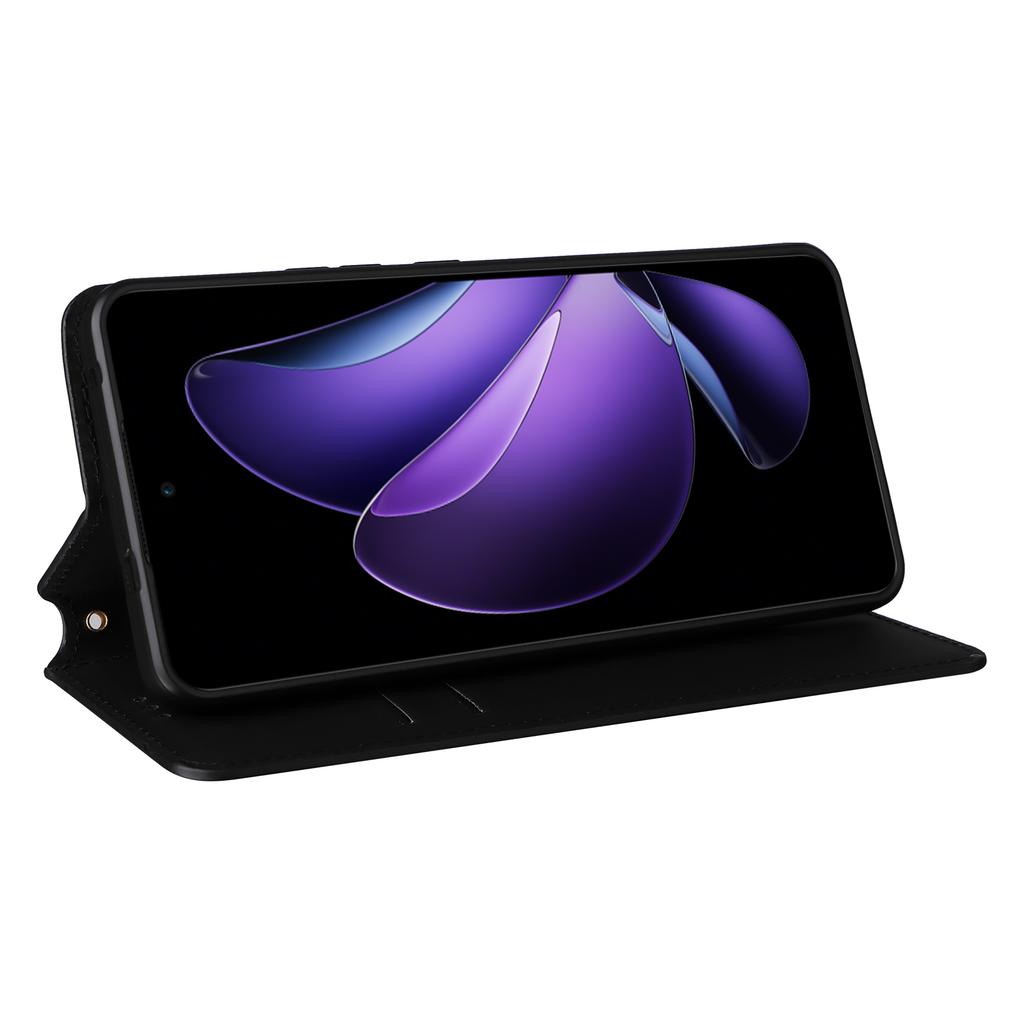 For Oppo Reno13 F 5G/4G Wallet Case Rhombus Imprinted Leather Phone Cover