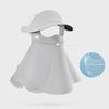 Summer Women Anti-UV Sun Hat Outdoor Activity Sport Face Cover Headwear Double Layer Breathable Riding Hat Skeleton Support Bucket Cap