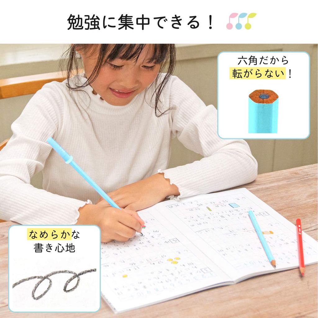 Sakura Writing Elementary School 2B G6 3 Pencils X 10 Cray-Pas Pencils, Supplies, Pencils, 2B-3P#36(10), Blue,