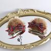 Lace Headgear Top Hat Flat Hat Christmas Cos Hair Accessories Original Christmas Lolita Bow Headband