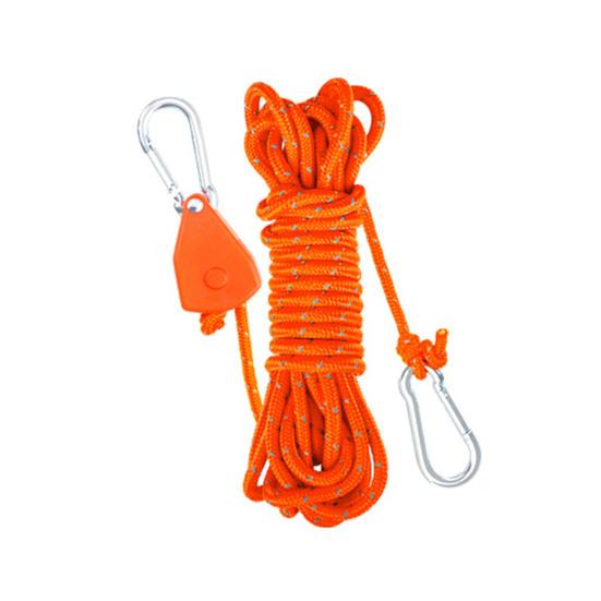Roller Rope Tensioner with 300CM Cord Heavy Duty Outdoor Backpacking Hiking Boating Camping Guyline Rope Adjuster Tightener