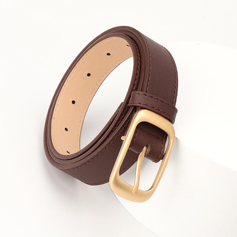 Stylish Womens Waist Belt In Faux Leather With Alloy Pin Closure For Versatile Outfits