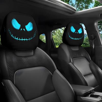 Funda Divertida para Reposacabezas con Estampado de Coche, Funda Divertida Elástica Universal para Cabeza