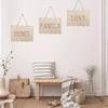 12-Pack Hanging Rectangular Wooden Signs with Rope for DIY Painting and Writing