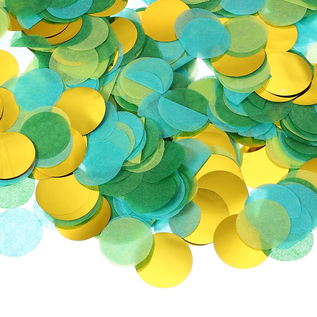 Ronde Tissuepapier Confetti 1 Inch Tafel Confetti Cirkel Stippen voor Bruiloft Verjaardag Feest Ballon Decoraties(1,76 oz)