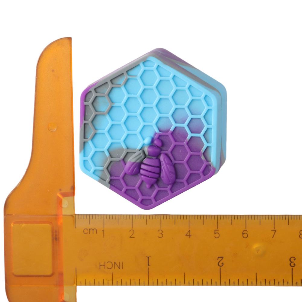 Silicone Hexagon Silicone Container 26ml Silicone Honeybee Jars  Silicone Container