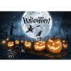 Halloween Party Decoration Hanging Cloth Pumpkin Witch Bat Castle Full Moon Night Photography Background Not Room Decoration