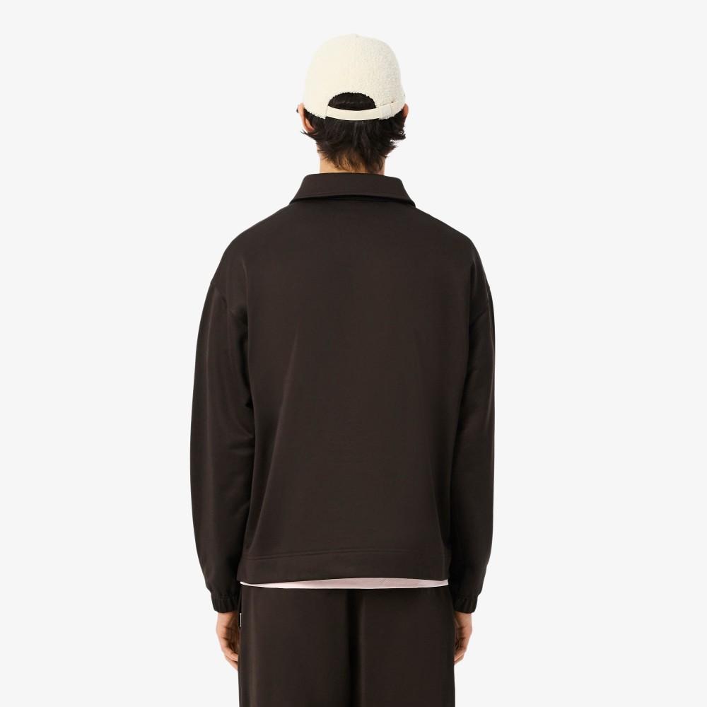 [lacoste] Men's Hidden Placket Collar Sweatshirt SH5887-55NSKB