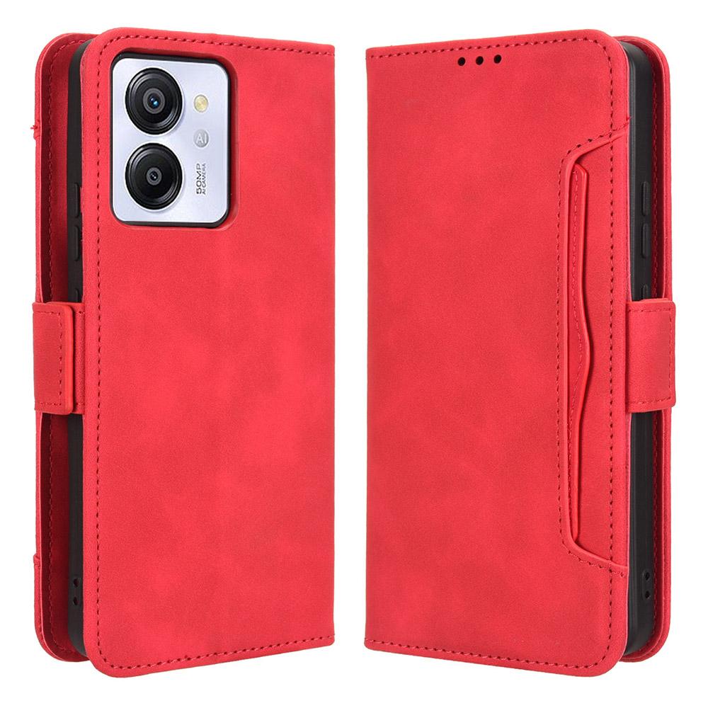 For Blackview Color 8/Oscal Modern 8 Case Leather Phone Cover Multiple Card Slots Folio Purse