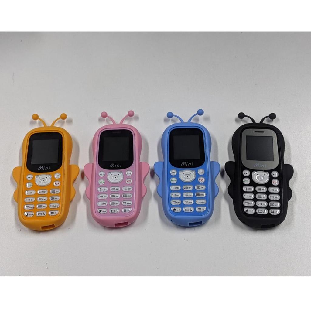 Brand New Cute Feature Phone Mini Cartoon H21 Bee Mobile Phone 1.44inch MTK 2G Network GSM Dual SIM Card FM Multi-functional Torch Cellphone