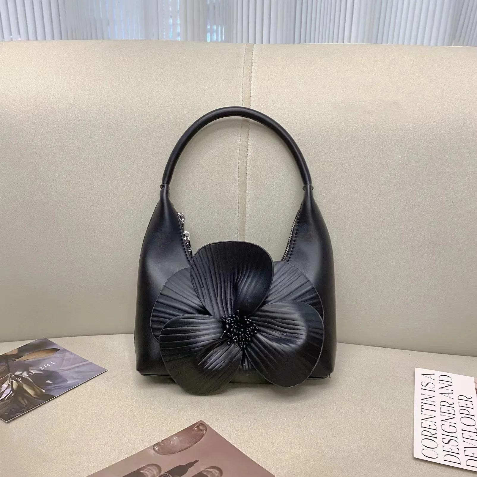 

Новый китайский чайный цветочный лепестковый ведерко для банкета сумки ночная леди свадебная корзина овощная полумесяц сумка-тоут клатч через плечо