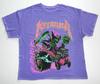 Metallica Rock The Reaper WorldWired Nadrozmerné tričko - Fialové Nové Unisex tričko
