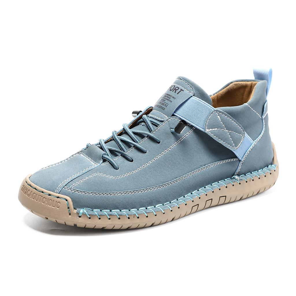 Fashion Best-selling Hand-stitched Women's Shoes, Ox Tendon Soft-soled Mom Shoes, Autumn and Winter Flat Single Shoes, Casual Shoes