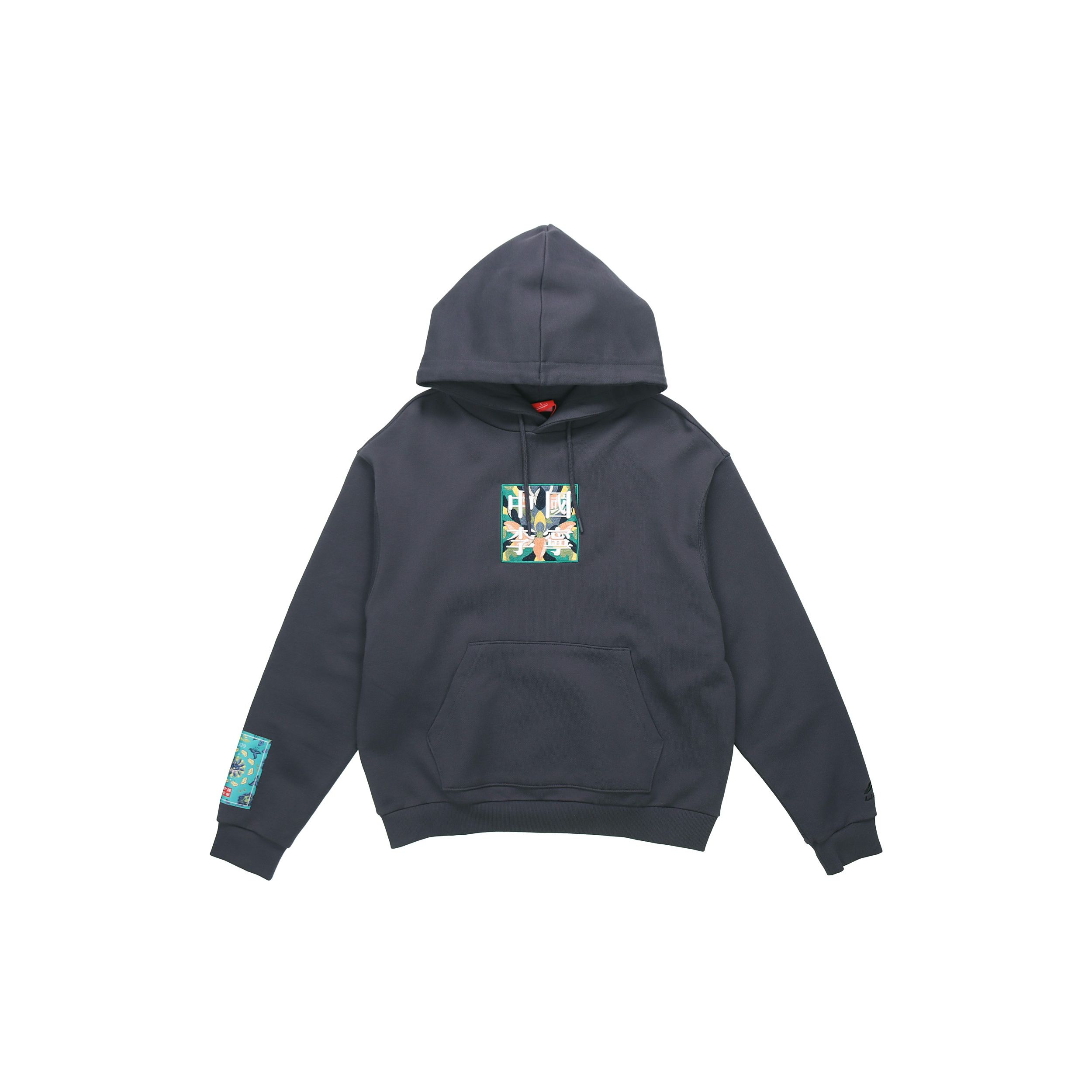 

Li Ning Casual Sports Pullover Hoodie Men hoodies Cold-Sand-Black AWDQ625-6 L