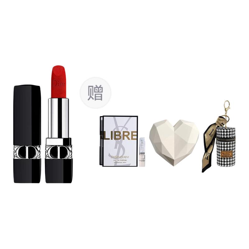 

DIOR Lipstick 999 Velvet 1.5g Free Eau de Liberty Experience Fragrance 1.2ml-White Angel синий