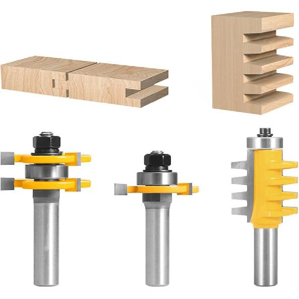 Grooving Milling Tool 1 4 Shank Alloy 3x High Abrasion Resistance Professional Cutter Tools