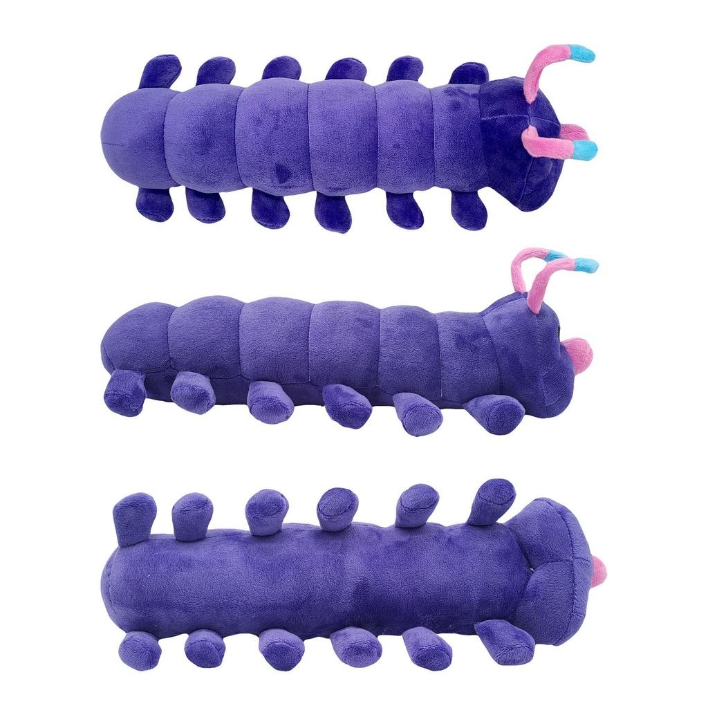Luxurious 37cm Poppy Playtime Caterpillar Plush Toy Huggy Wuggy Purple Doll