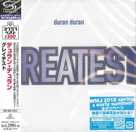 

CD DURAN DURAN - Greatest (SHM-CD) WPCR26307 PARLOPHONE 2018 Japan Obi Pop