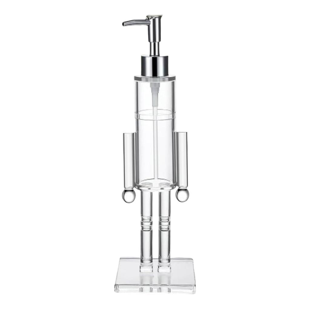 Nutcracker Soap Pump Dispenser Refillable Creative Shampoo Bottle Transparent Lotion Bottle For Kitchen Hotel Home Countertop