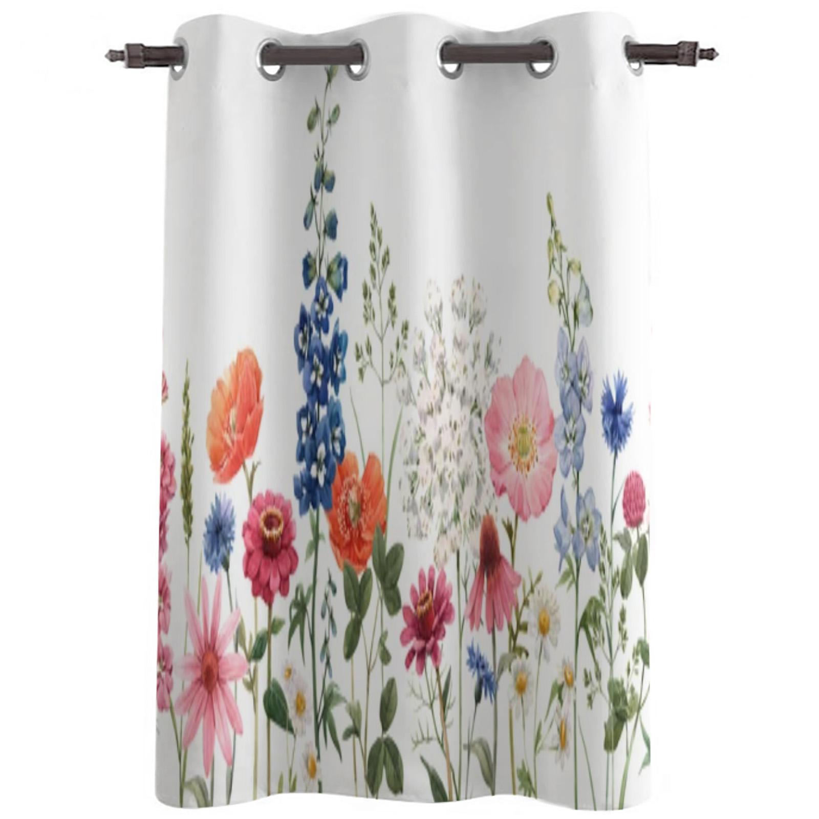 

Музыкальная музыкальная нота, красочная оконная занавеска для спальни, гостиной, оконные шторы, кухонные украшения, жалюзи, занавеска 135W x 60H(cm) x1