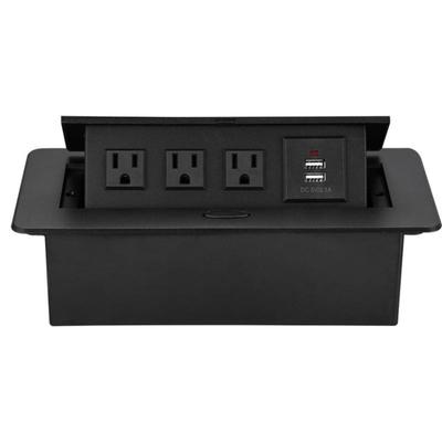 Damping Pop-up Power Socket Charging USB Socket Multi Functional Embedded Desktop Hidden Socket