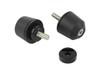 POSH FAITH Motorcycle Handlebar Ends Solid Bar Ends for Yamaha Genuine M6 Handlebars Diameter and Other Models Matte Black - (Outer 29mm) - YZF-R25 -