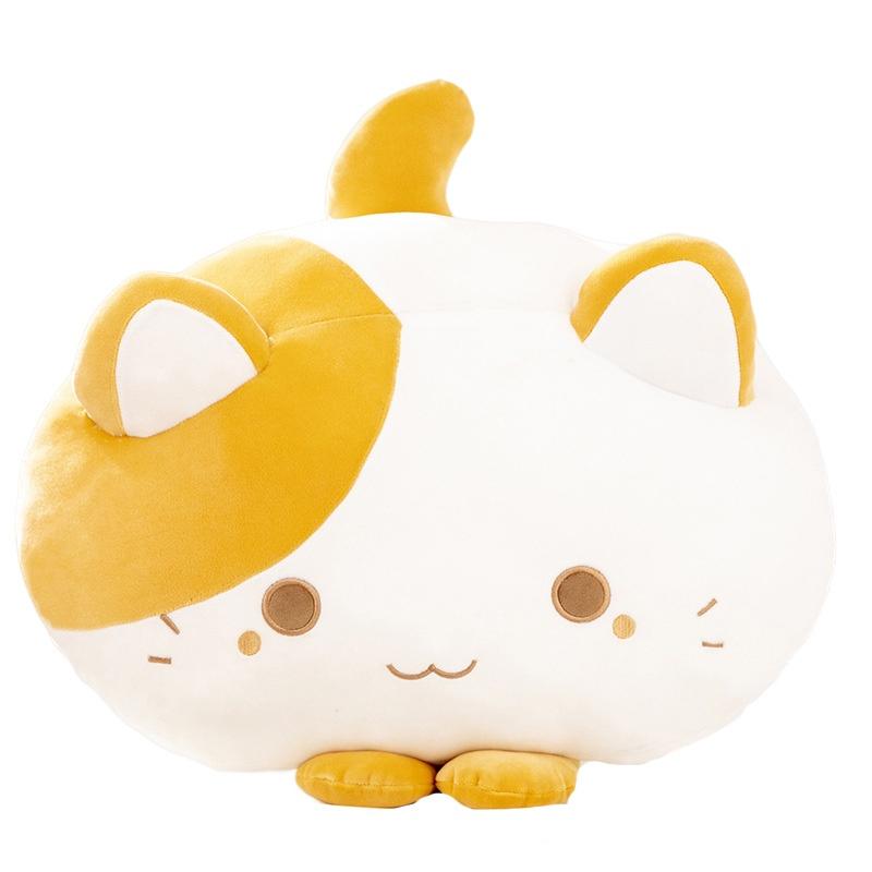 Soft Cat Pillow, Cute Cartoon Cat Design, Plush Sofa Cushion For Home, Bed, And Play