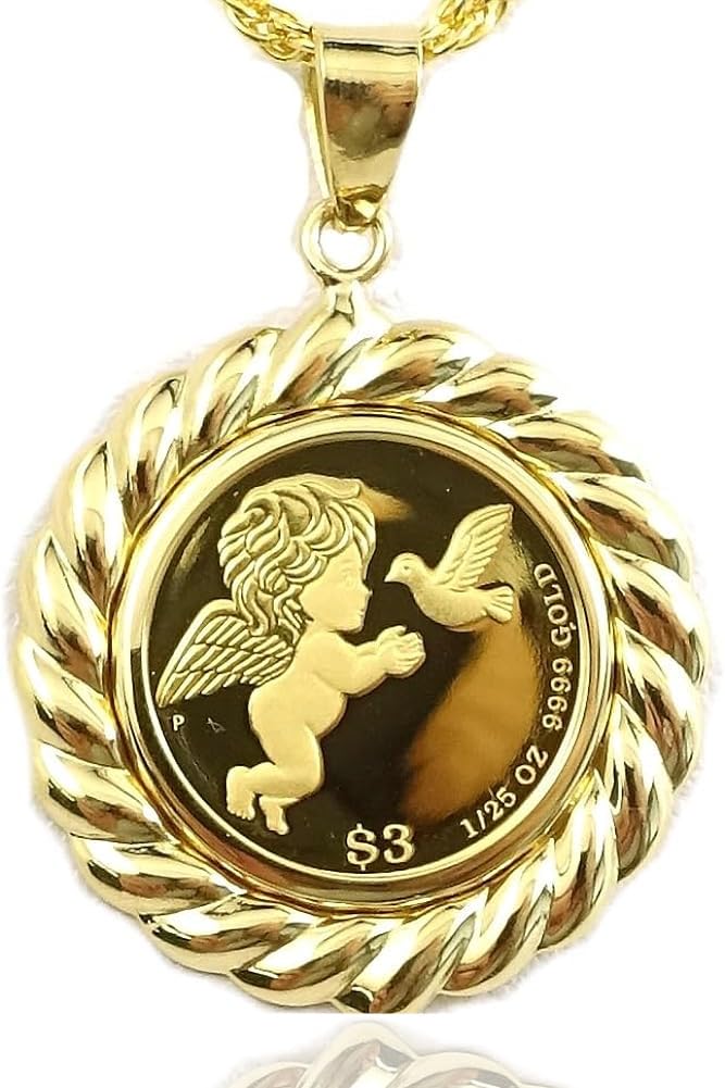 

and me jewelry 24K Tuvalu Angel Elizabeth TUBALU 2022 Back QUEEN ELIZABETH2 [You box] 1/25oz жовтий